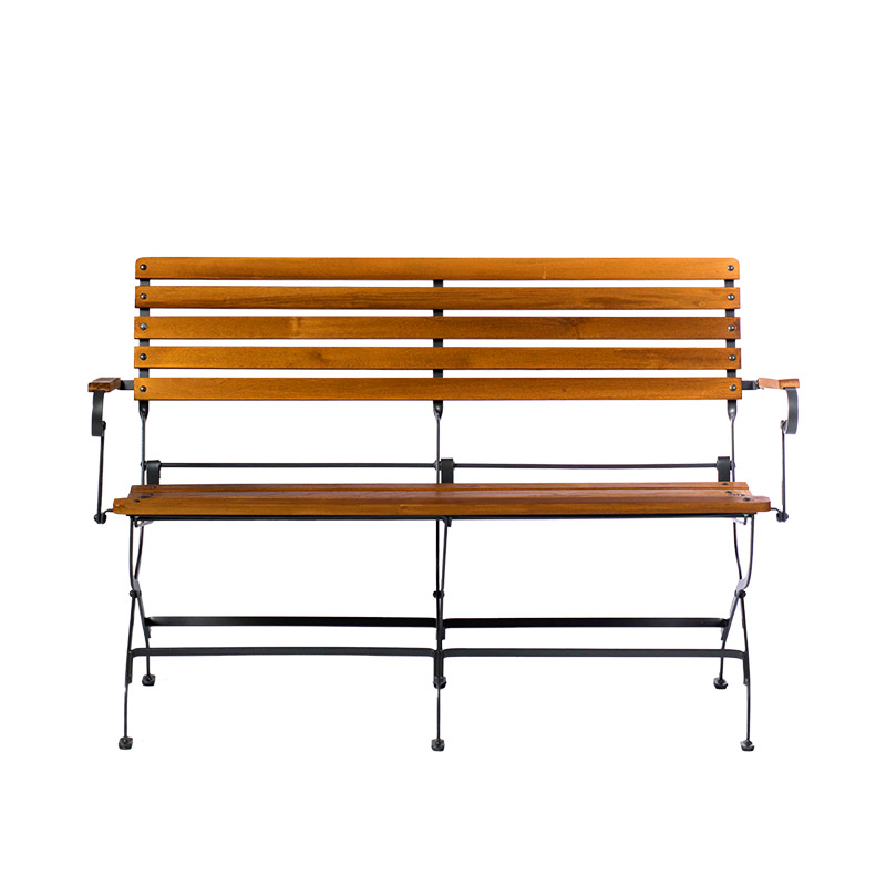 Bank Victoria mit Armlehne front