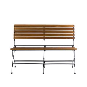 Bank Victoria ohne Armlehne front - Klappbare Gartenmöbel Bank Victoria ohne Armlehne front